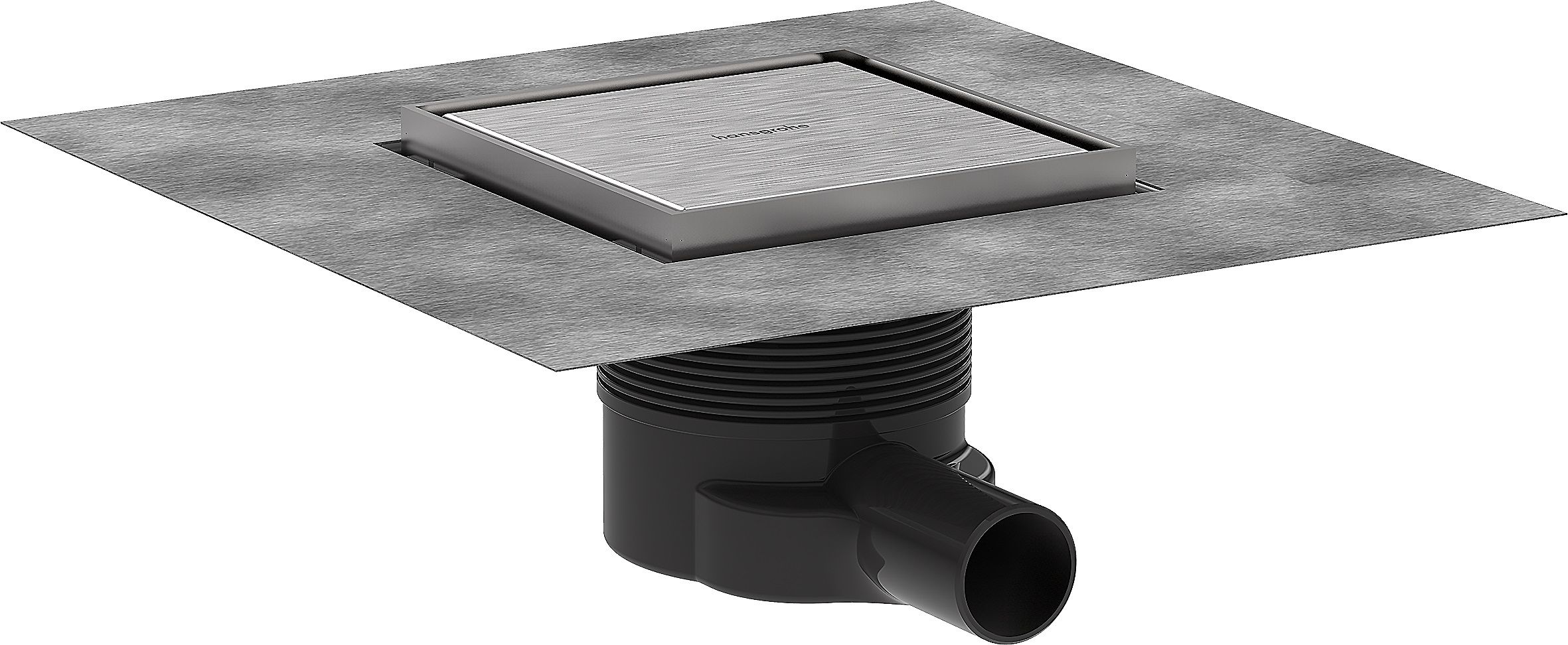 Hansgrohe RainDrain Brilliance Duschrinne 15 cm stahl 56251800