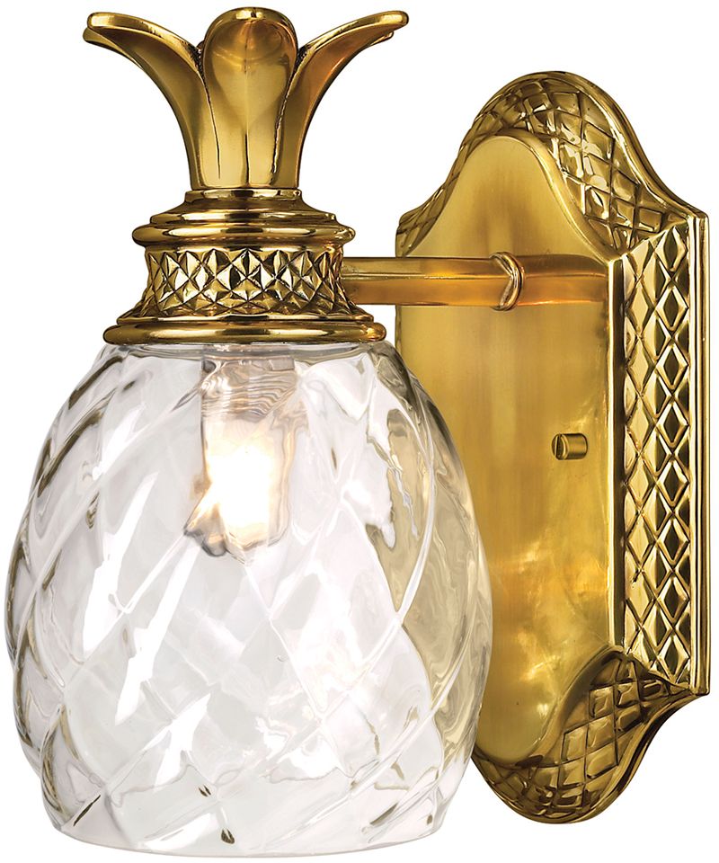 Elstead Lighting Plantation Leuchter 1x3 W messing HK-PLANTATION1-BATH-BB