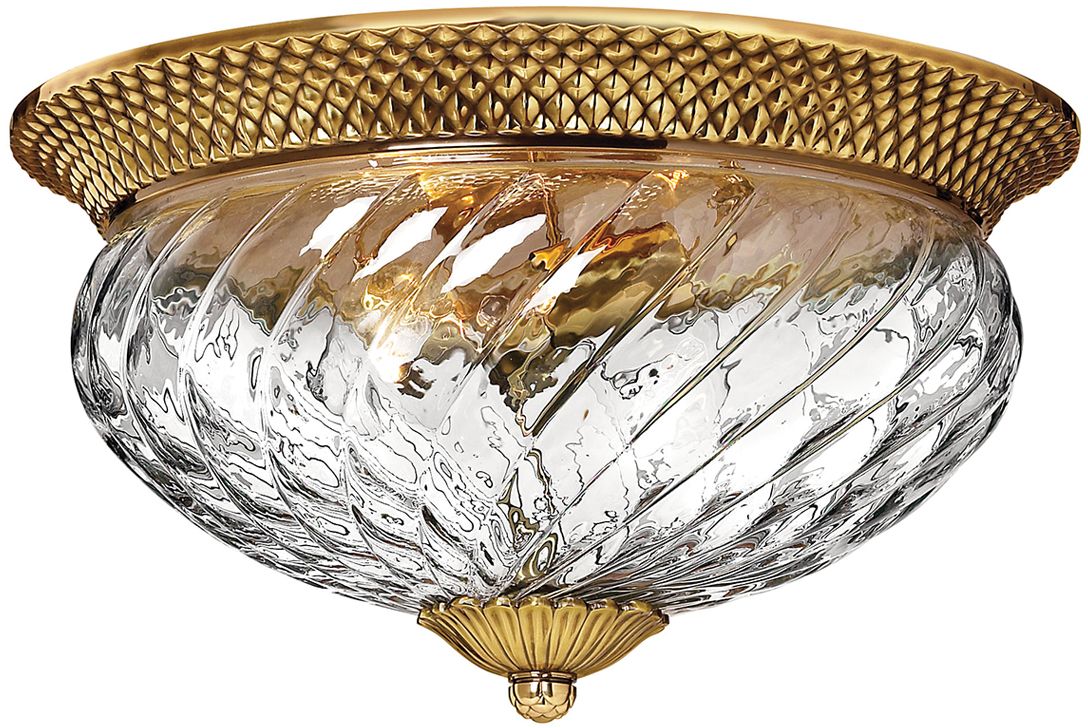 Elstead Lighting Plantation Decke 3x60 W messing HK-PLANTATION-FL-BB