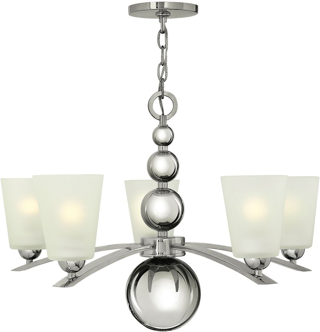 Elstead Lighting Zelda Pendelleuchte 5x60 W nickel HK-ZELDA5-PN