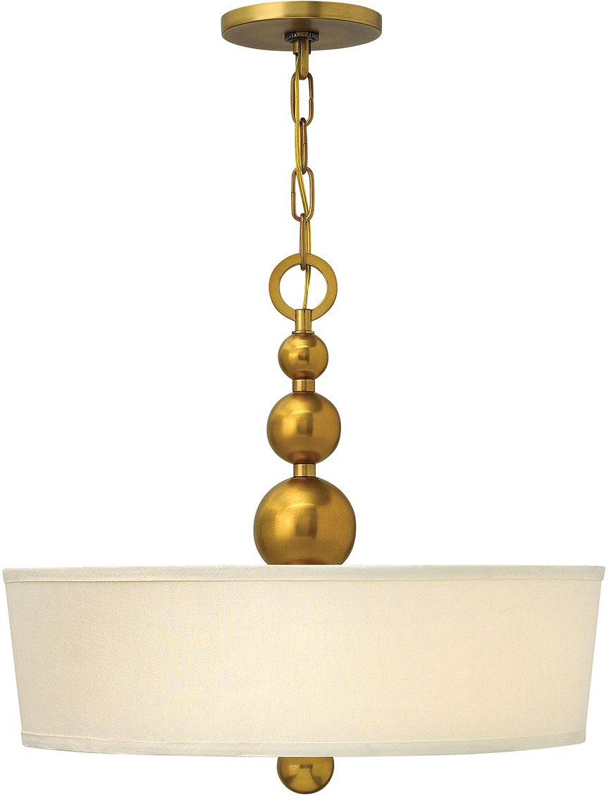 Elstead Lighting Zelda Pendelleuchte 3x60 W messing HK-ZELDA-P-B-VS