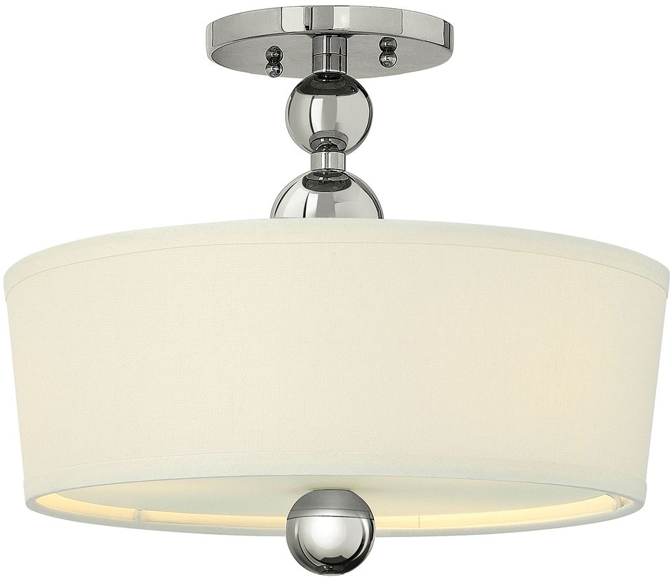 Elstead Lighting Zelda Deckenlampe 3x60 W nickel HK-ZELDA-SF-PN