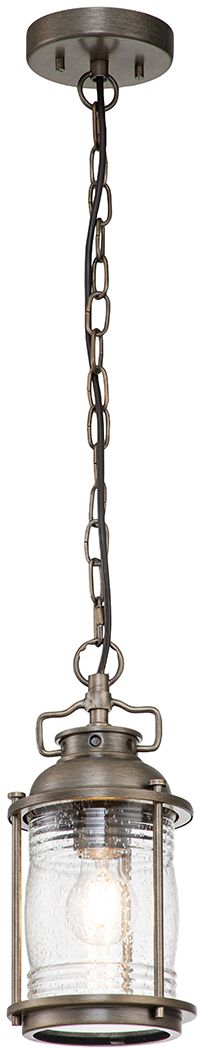 Elstead Lighting Ashland Bay Pendelleuchte 1x60 W braun KL-ASHLANDBAY8-S-BU