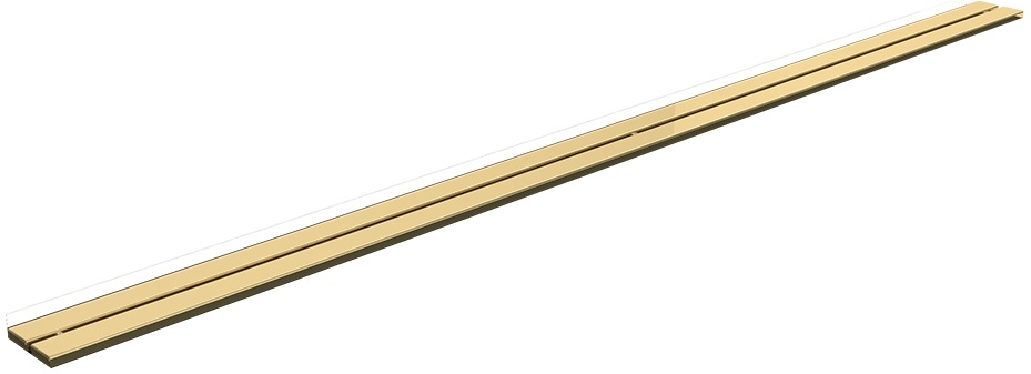 Schedpol Gold Slim Duo Abdeckung Linienablauf 100 cm gold 10.054/SLX/DPZ