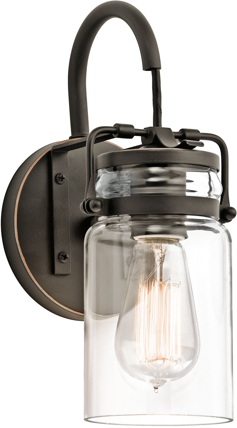 Elstead Lighting Brinley Leuchter 1x60 W braun KL-BRINLEY1-OZ