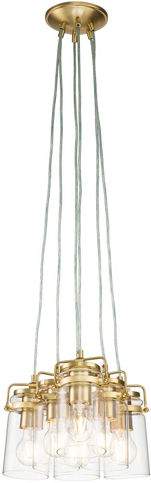 Elstead Lighting Brinley Pendelleuchte 6x60 W messing KL-BRINLEY6-BB