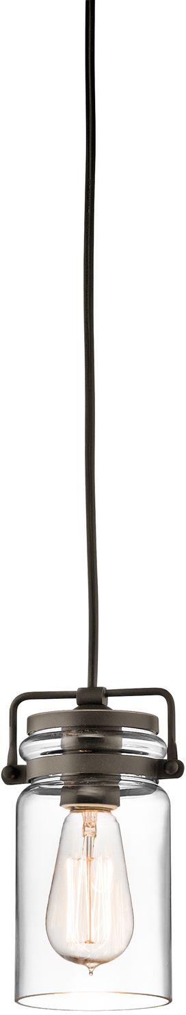 Elstead Lighting Brinley Pendelleuchte 1x60 W braun KL-BRINLEY-MP-OZ