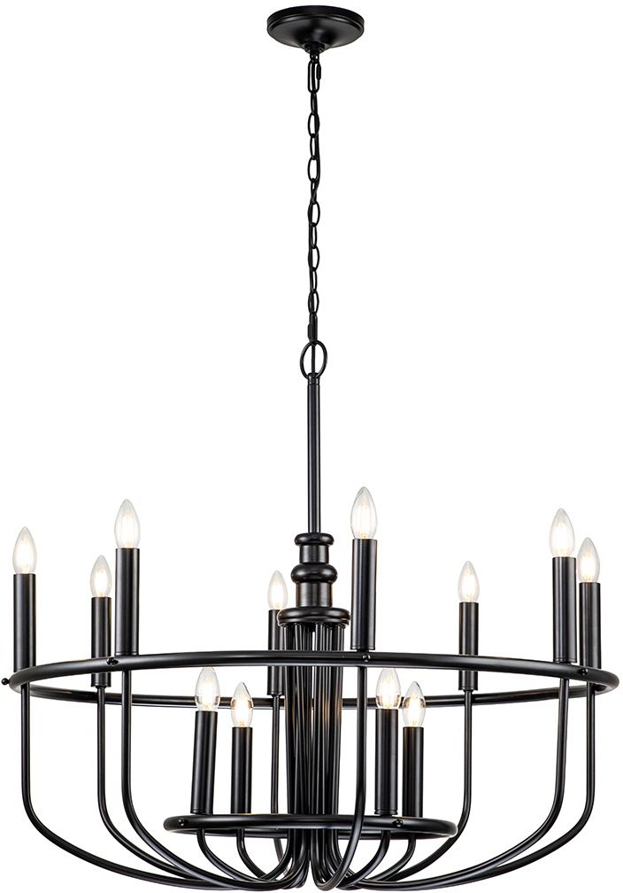 Elstead Lighting Capitol Hill Pendelleuchte x40 W schwarz KL-CAPITOL-HILL12-BLK