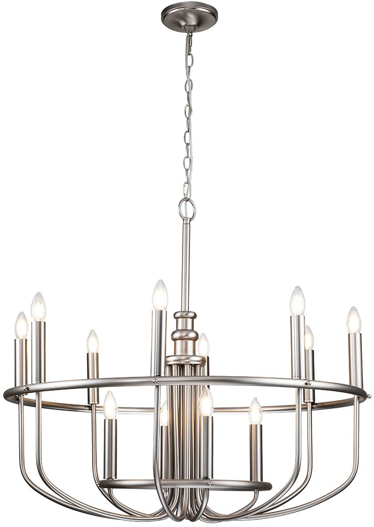 Elstead Lighting Capitol Hill Pendelleuchte x40 W nickel KL-CAPITOL-HILL12-BN