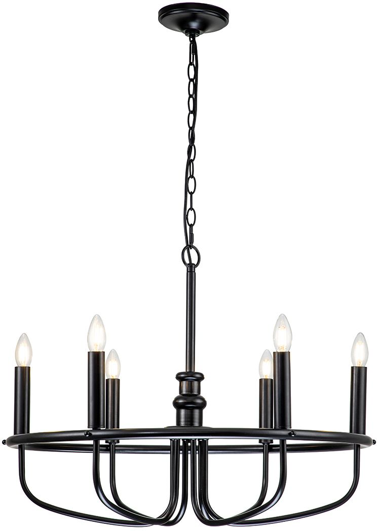 Elstead Lighting Capitol Hill Pendelleuchte 6x40 W schwarz KL-CAPITOL-HILL6-BLK