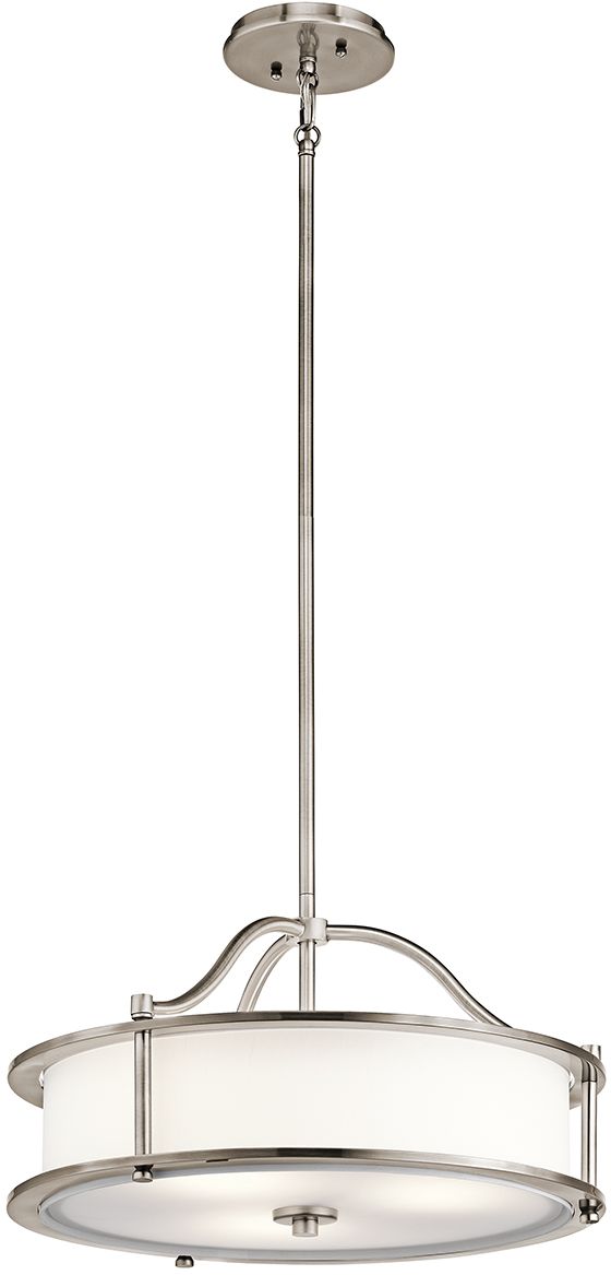 Elstead Lighting Emory Pendelleuchte 3x60 W KL-EMORY-P-S-CLP