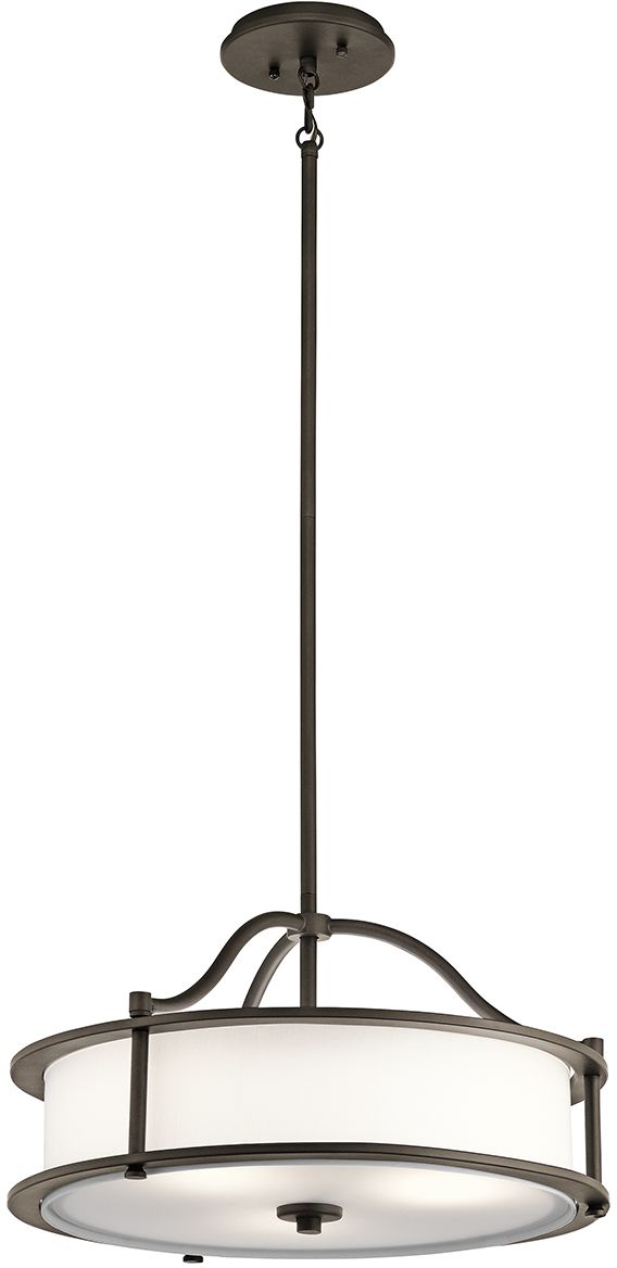 Elstead Lighting Emory Pendelleuchte 3x60 W braun KL-EMORY-P-S-OZ