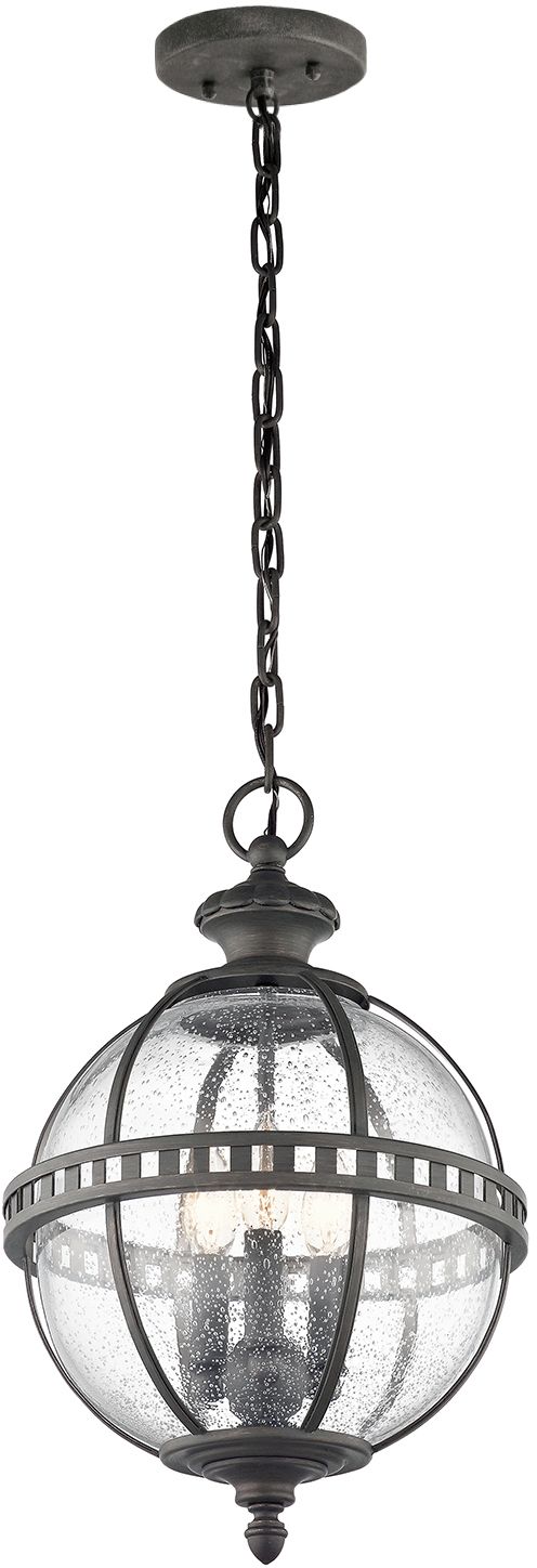 Elstead Lighting Halleron Pendelleuchte 3x40 W grau-braun KL-HALLERON-8M