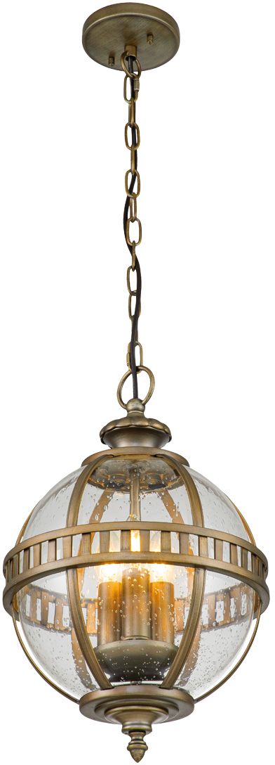 Elstead Lighting Halleron Pendelleuchte 3x40 W braun KL-HALLERON-8M-BU