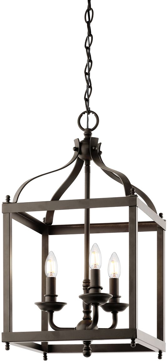 Elstead Lighting Larkin Pendelleuchte 3x60 W braun KL-LARKIN-P-M-OZ