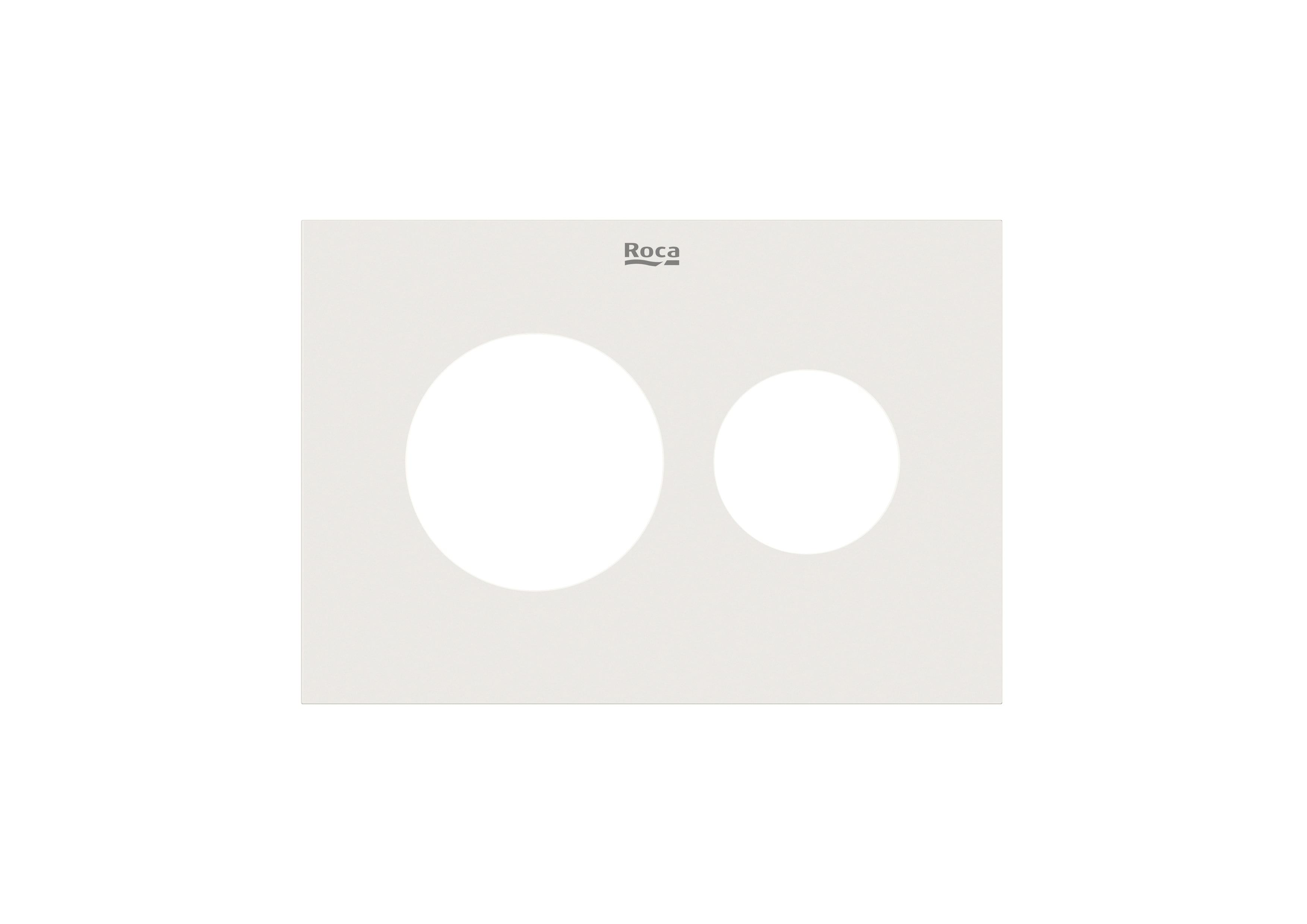 Roca Duplo S Bündige Tastenplatte für Toilette weiß A8905233DD