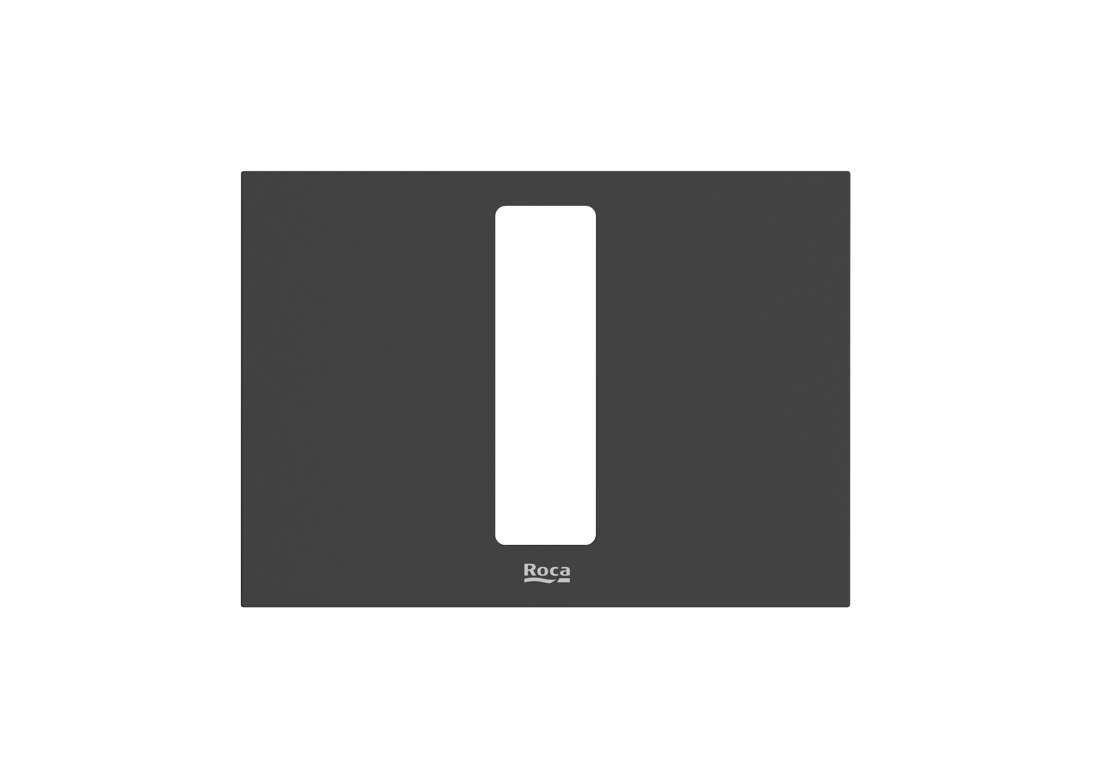 Roca Duplo S Bündige Tastenplatte für Toilette schwarz A890521306