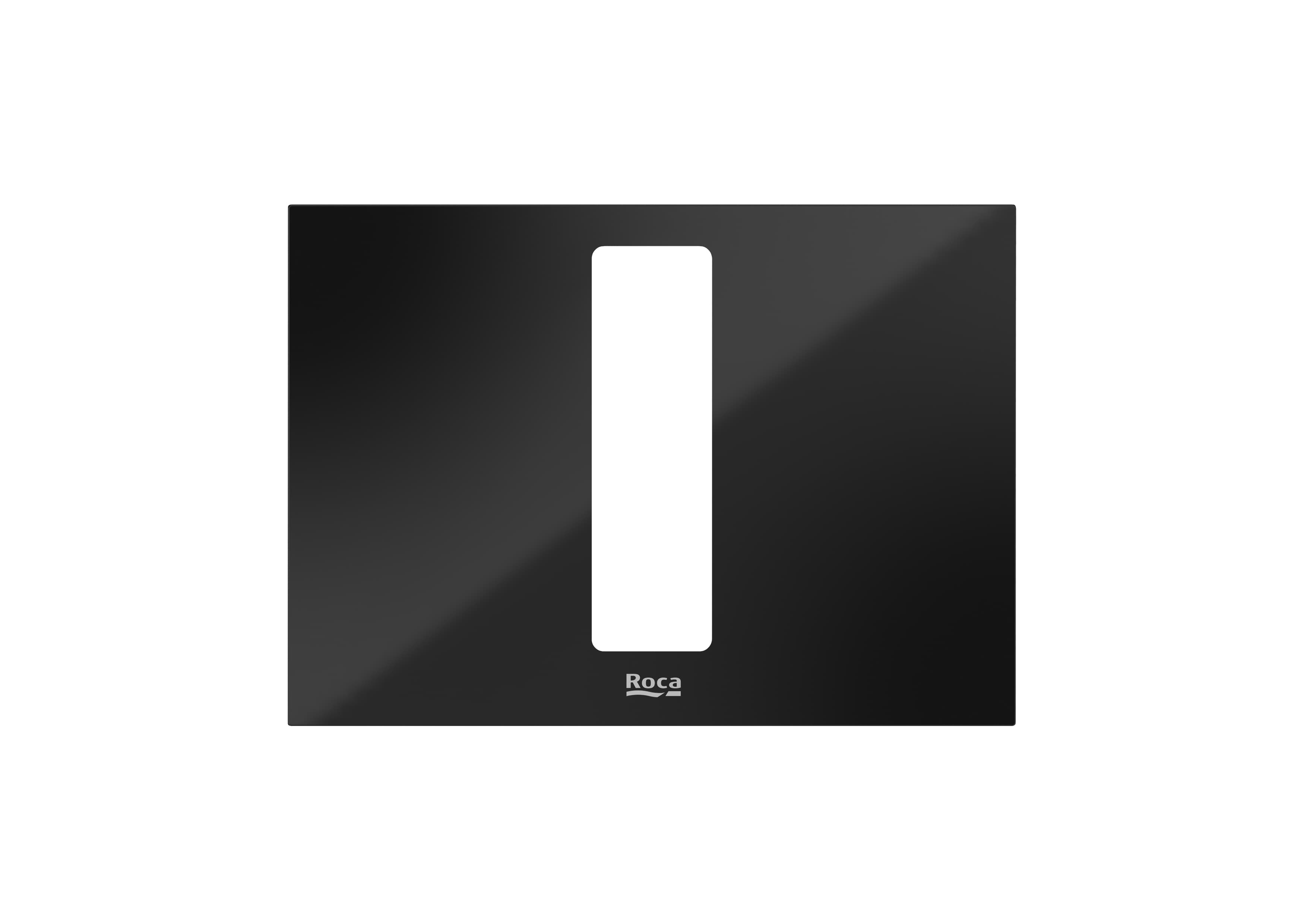 Roca Duplo S Bündige Tastenplatte für Toilette schwarz A890521388
