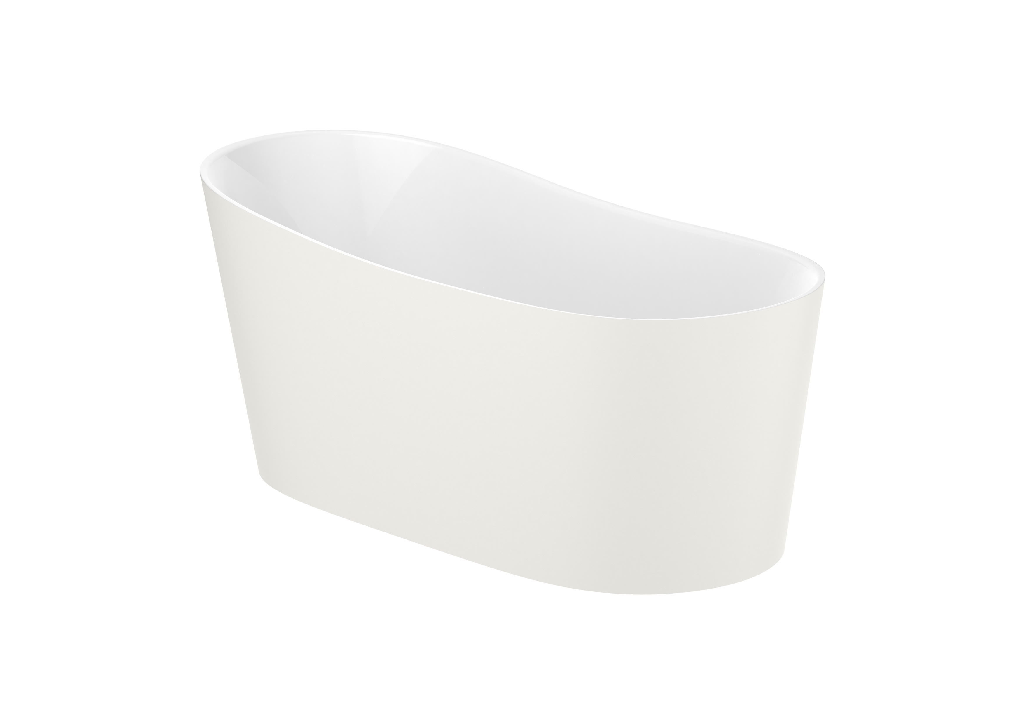 Roca Maui Freistehende Badewanne 150x70 cm oval weiß-zweifarbig A2484990B0