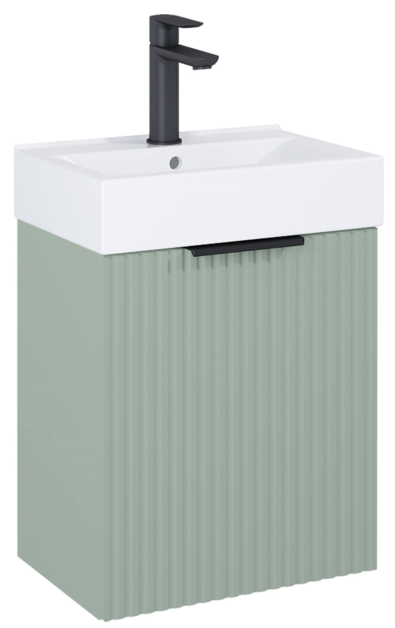 Roca Reef Waschbecken mit Unterschrank 44.6 cm grün A852446147