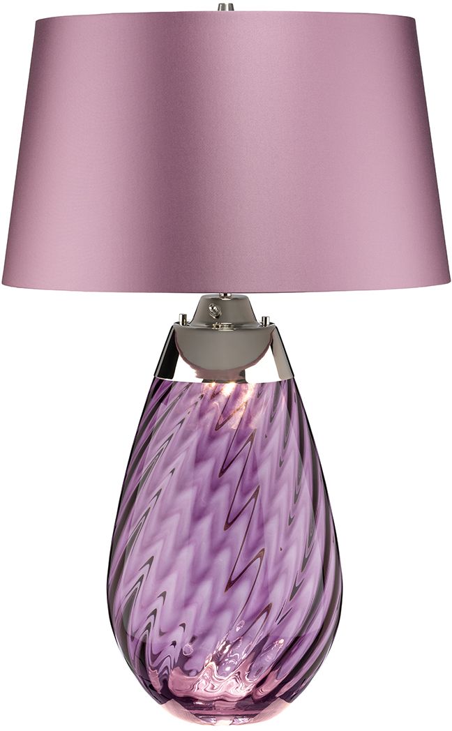 Elstead Lighting Lena Tischlampe 2x60 W violett LENA-TL-L-PLUM