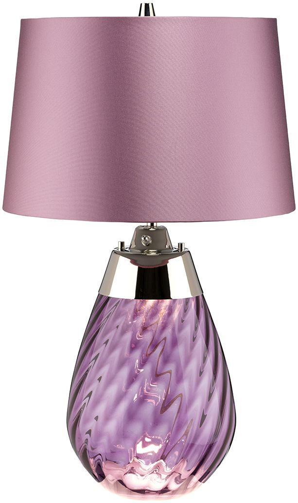 Elstead Lighting Lena Tischlampe 1x60 W violett LENA-TL-S-PLUM