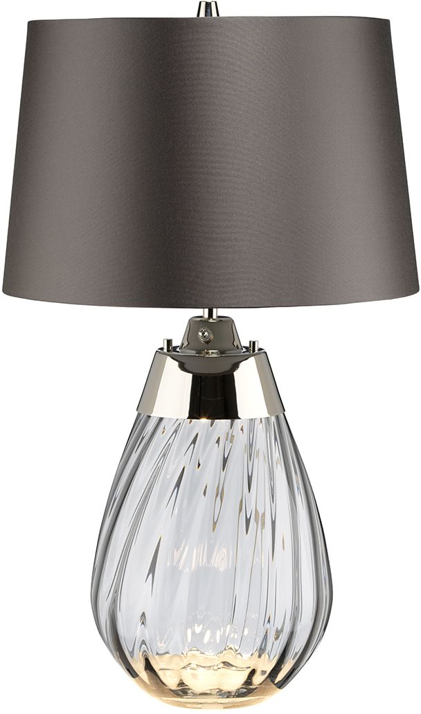 Elstead Lighting Lena Tischlampe 1x60 W grau LENA-TL-S-SMOKE