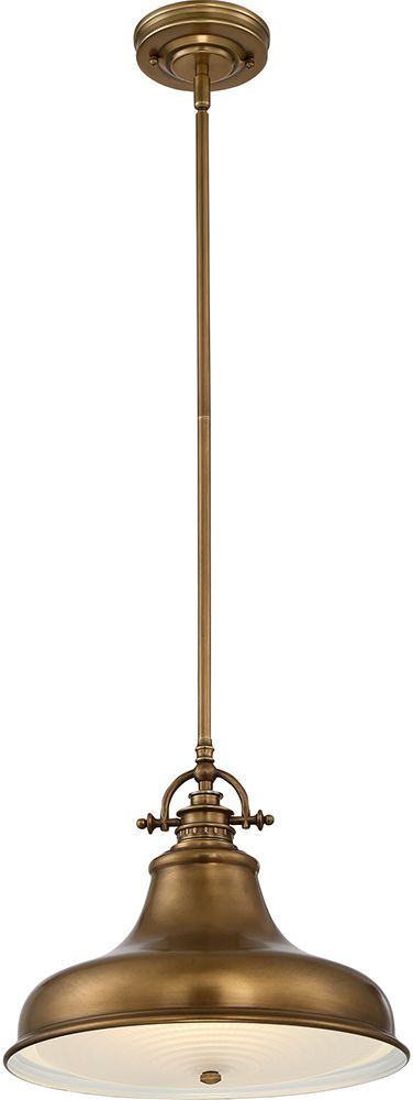 Elstead Lighting Emery Pendelleuchte 1x60 W messing QZ-EMERY-P-M-WS