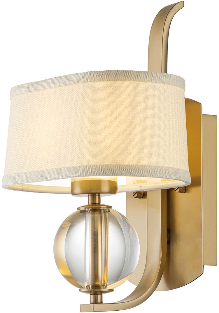 Elstead Lighting Gotham Leuchter 1x3 W messing QZ-GOTHAM1-BB