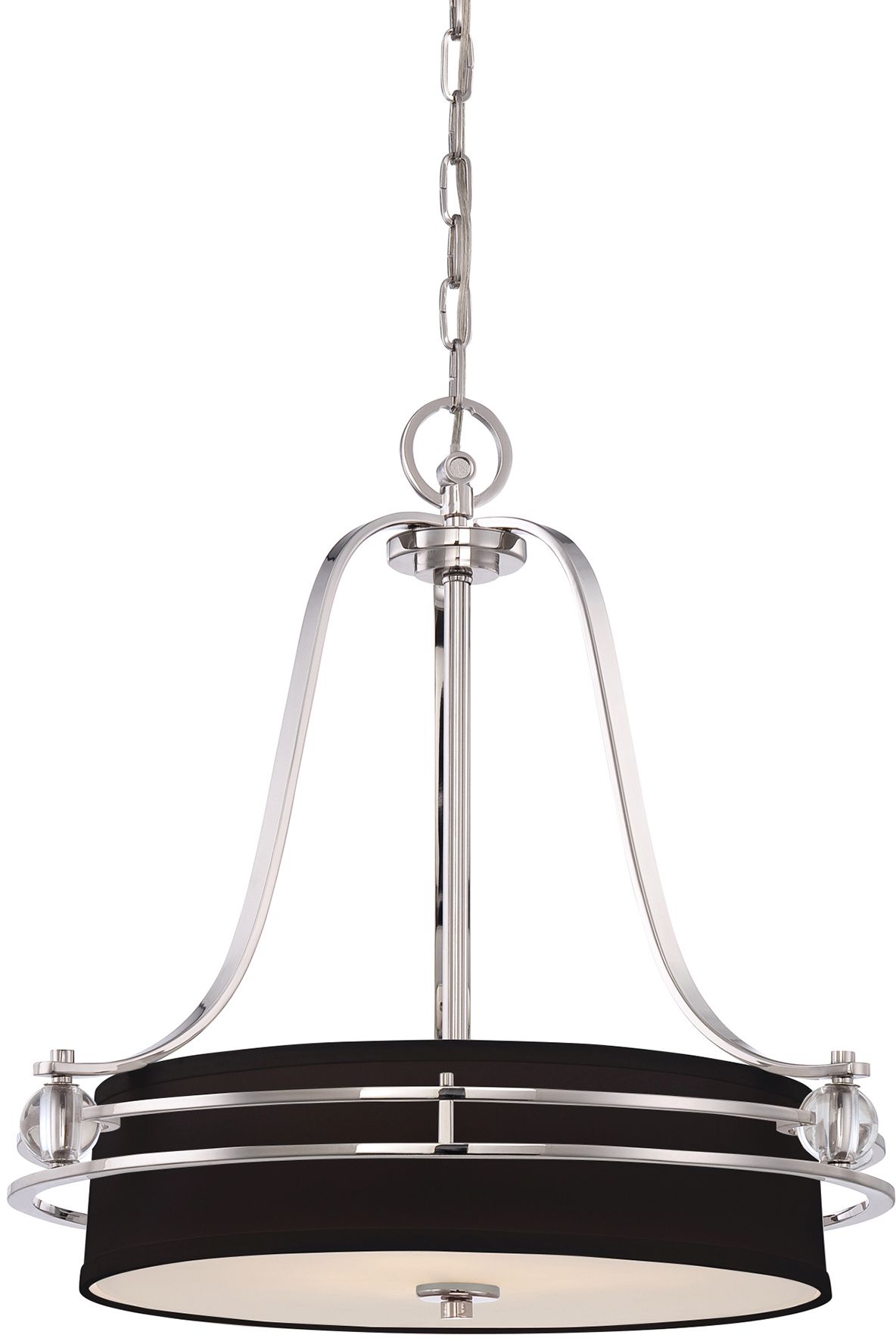 Elstead Lighting Gotham Pendelleuchte 4x60 W silber QZ-GOTHAM-P