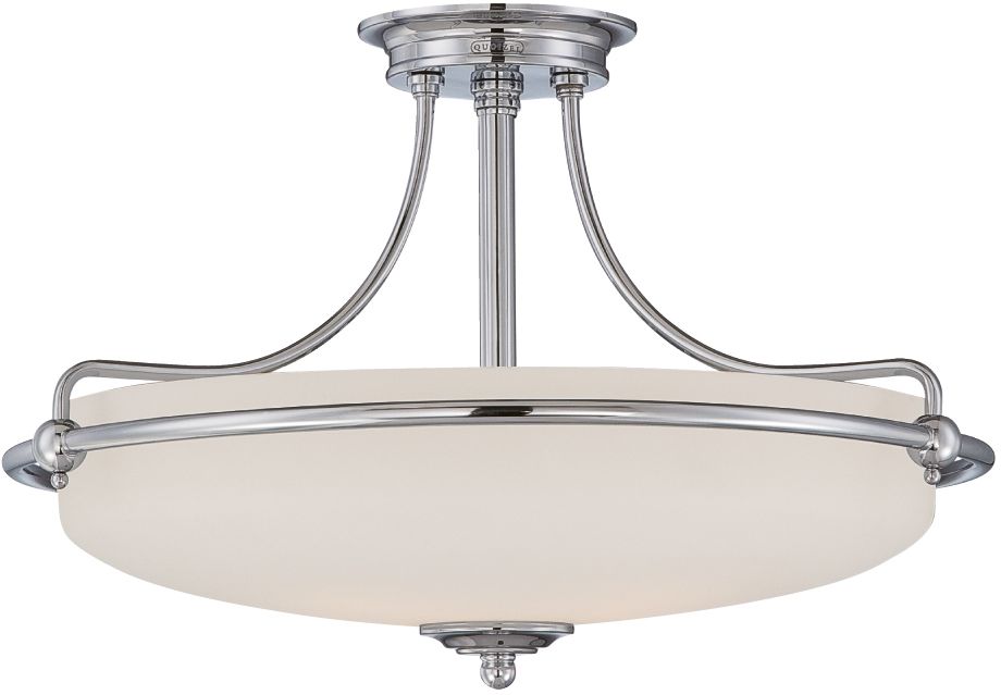 Elstead Lighting Griffin Deckenlampe 4x60 W nickel QZ-GRIFFIN-SFM-AN