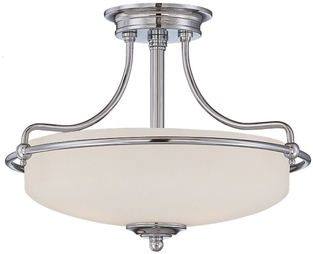 Elstead Lighting Griffin Deckenlampe 3x60 W nickel QZ-GRIFFIN-SFS-AN