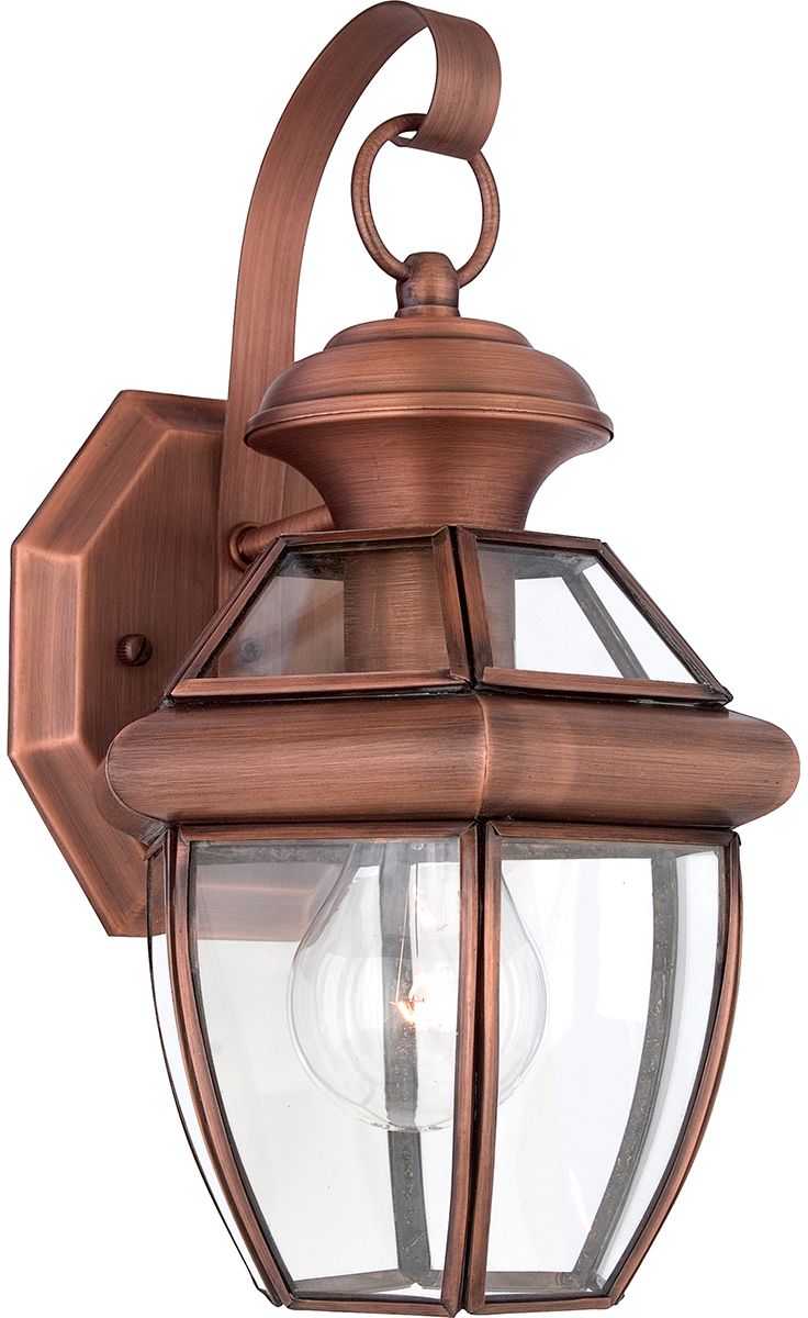 Elstead Lighting Newbury Außenwandleuchte 1x60 W kupfer QZ-NEWBURY2-S-AC