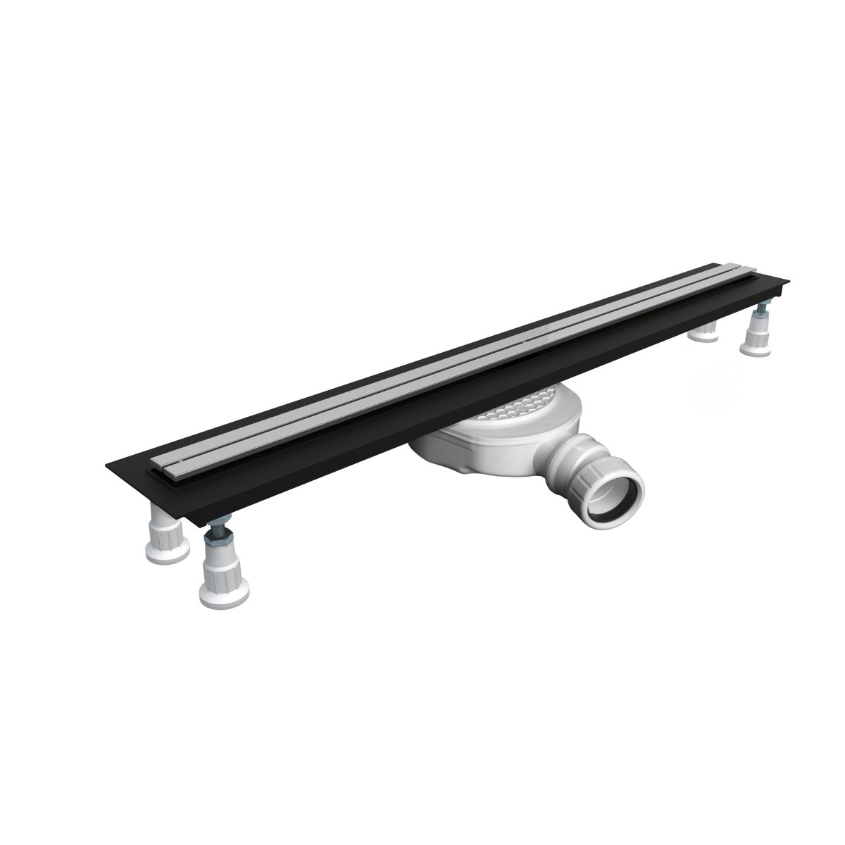 Set Linearer Ablaufrost Oltens Langan Slim 30014300, Abdeckung Linienablauf Oltens Langan Slim 30018100