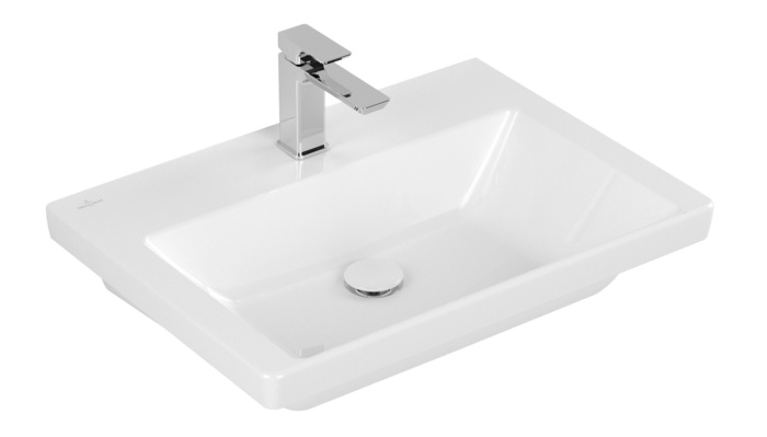 Villeroy & Boch Subway 3.0 umywalka 65x47 cm prostokątna meblowa biała 4A7066R1