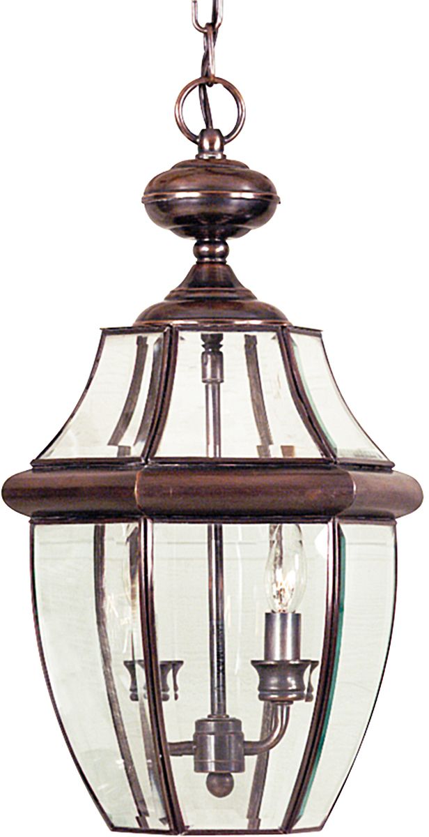 Elstead Lighting Newbury Pendelleuchte 2x60 W kupfer QZ-NEWBURY8-L-AC