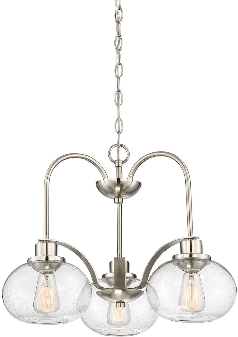 Elstead Lighting Trilogy Pendelleuchte 3x60 W nickel QZ-TRILOGY3-BN