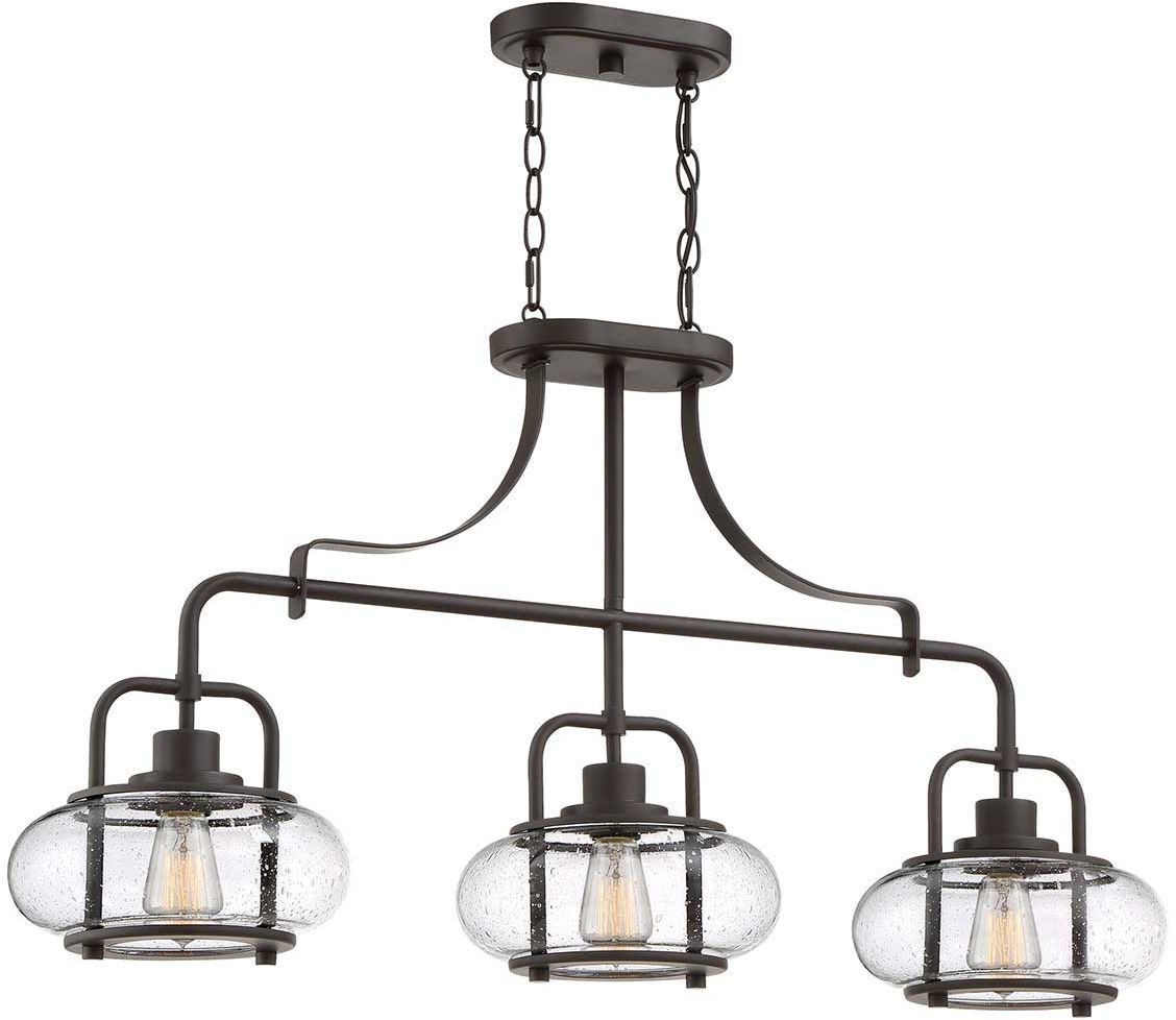 Elstead Lighting Trilogy Pendelleuchte 3x60 W nickel QZ-TRILOGY-ISLE-OZ