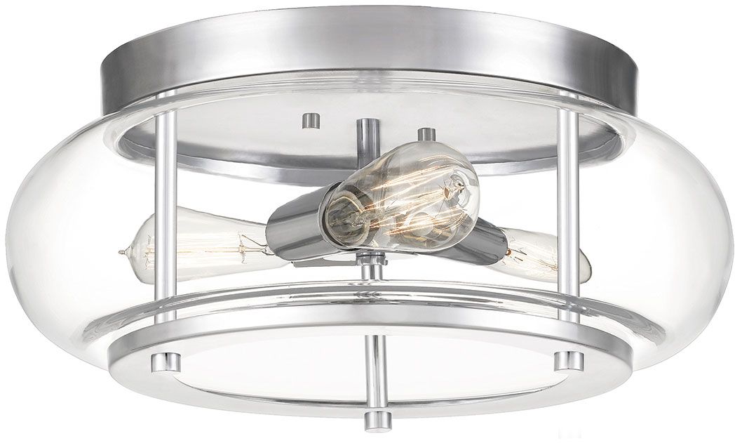 Elstead Lighting Trilogy Decke 3x40 W chrom QZ-TRILOGY-F-M-BATH