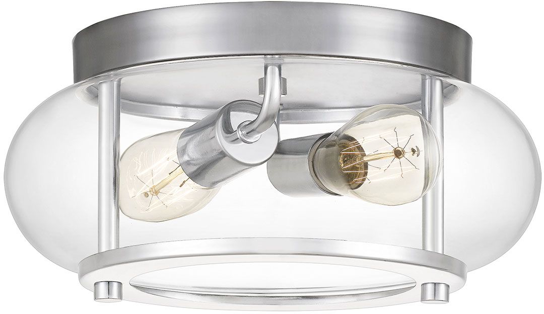 Elstead Lighting Trilogy Decke 2x40 W chrom QZ-TRILOGY-F-S-BATH