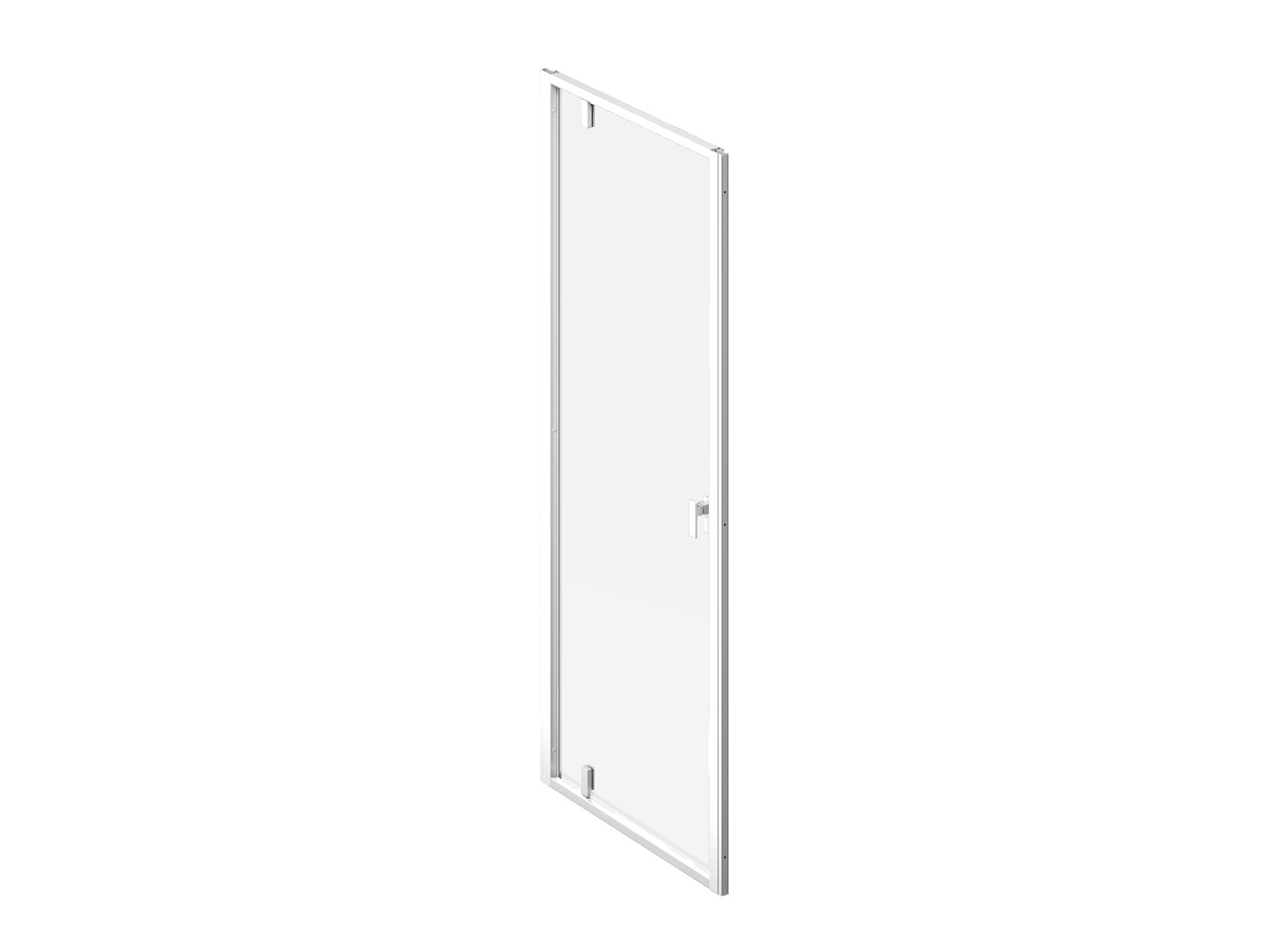 Ravak Nexty Duschtüren 80 cm aufklappbar weiß Matte/durchsichtiges Glas 03O40E01Z1