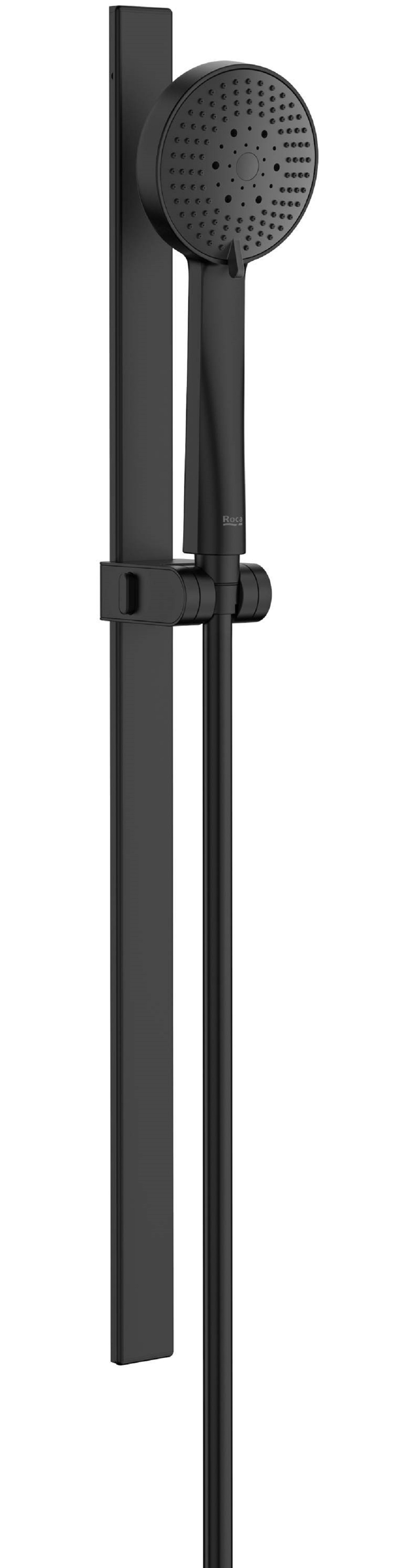 Roca Stella Duschset Wandmontage schwarz A5B8E13NB0
