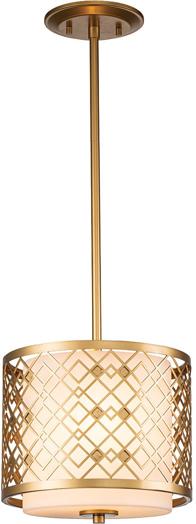 Elstead Lighting Ziggy Pendelleuchte 2x40 W gold ZIGGY-1P-S-LG