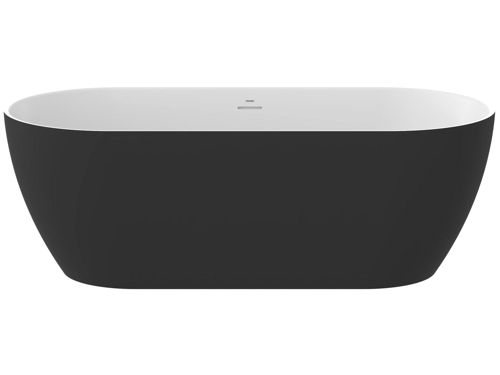 Ravak Freedom O Tec Freistehende Badewanne 170x77 cm oval zweifarbig CD51700000