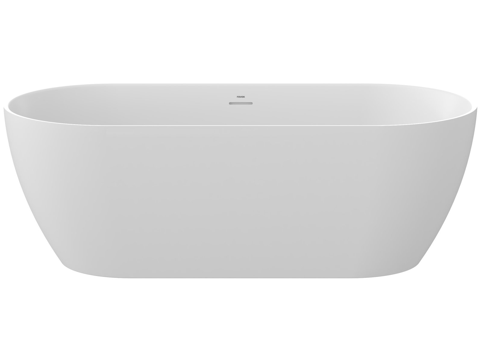 Ravak Freedom O Tec Freistehende Badewanne 170x77 cm oval weiß CD61800000