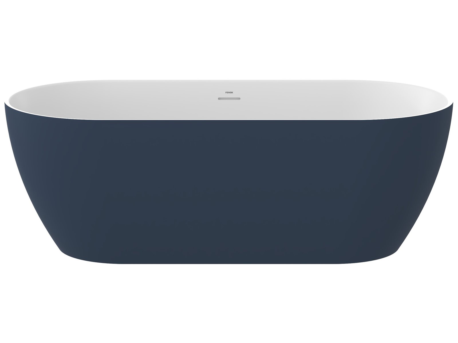 Ravak Freedom O Tec Freistehende Badewanne 170x77 cm oval zweifarbig CD21400000