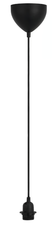 Nordlux Basic Pendelleuchte 1x60 W schwarz 2412013003