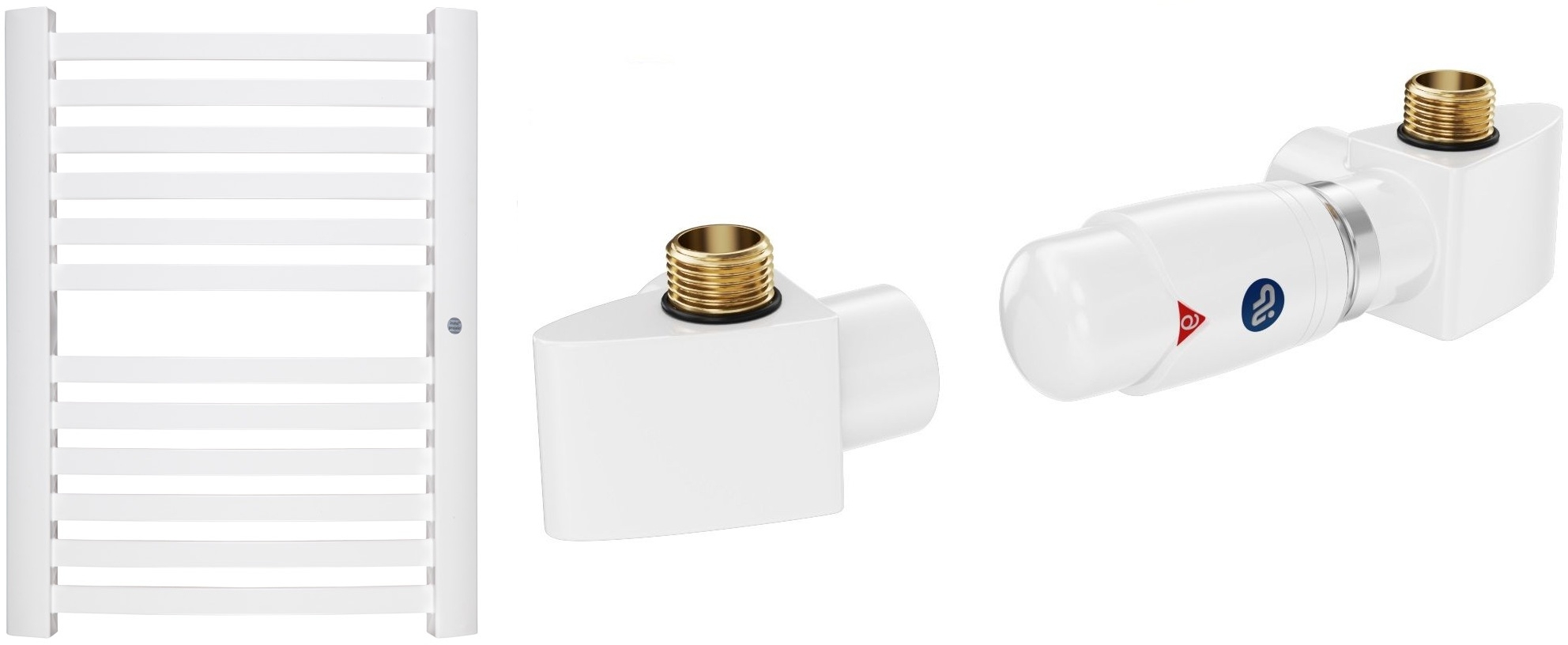 Set Thermostatset Instal Projekt Z17 606400001, Badezimmerheizkörper Instal Projekt Retto RET-50/70