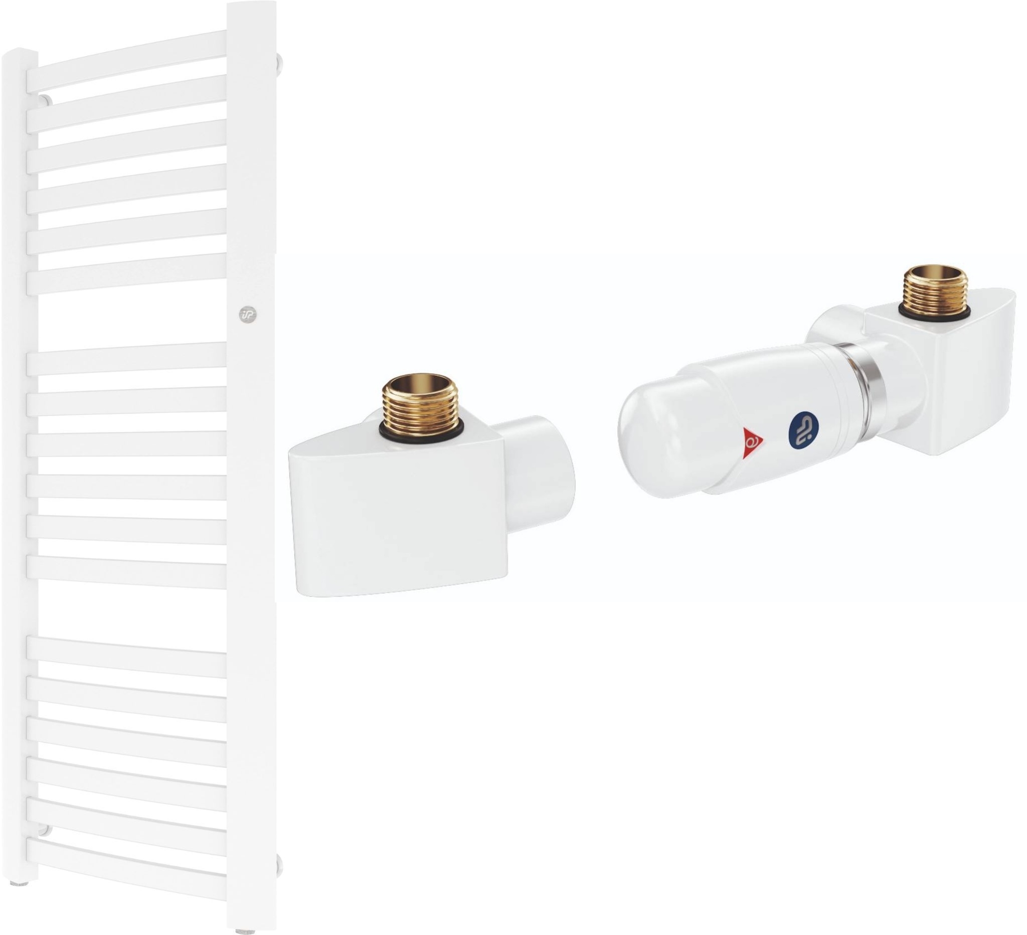 Set Badezimmerheizkörper Instal Projekt Retto RET-40/110, Thermostatset Instal Projekt Z17 606400001