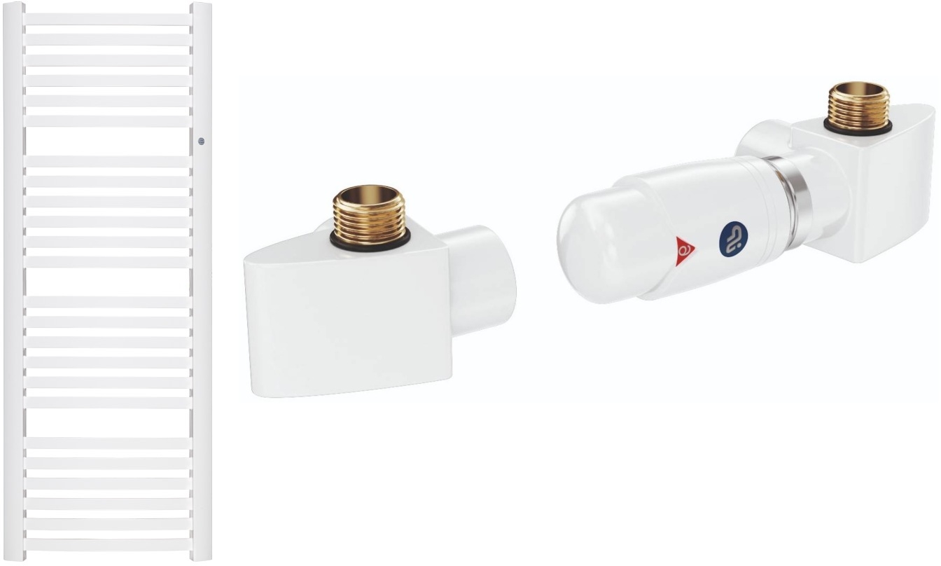 Set Badezimmerheizkörper Instal Projekt Retto RET-50/140, Thermostatset Instal Projekt Z17 606400001